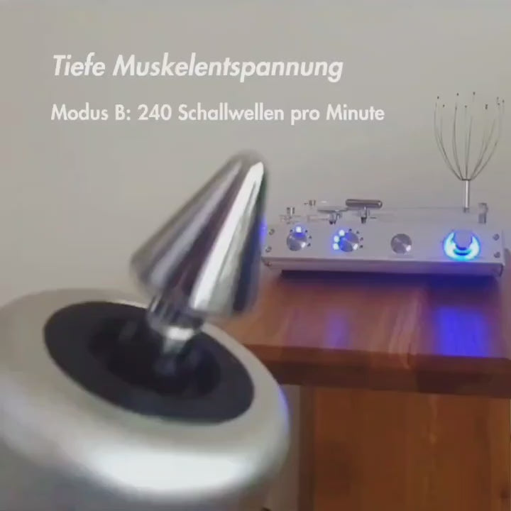 SoundWave Pro – Modus B mit 240 Schallwellen pro Minute für tiefe Muskelentspannung bei Schallwellentherapie | Therapiegold