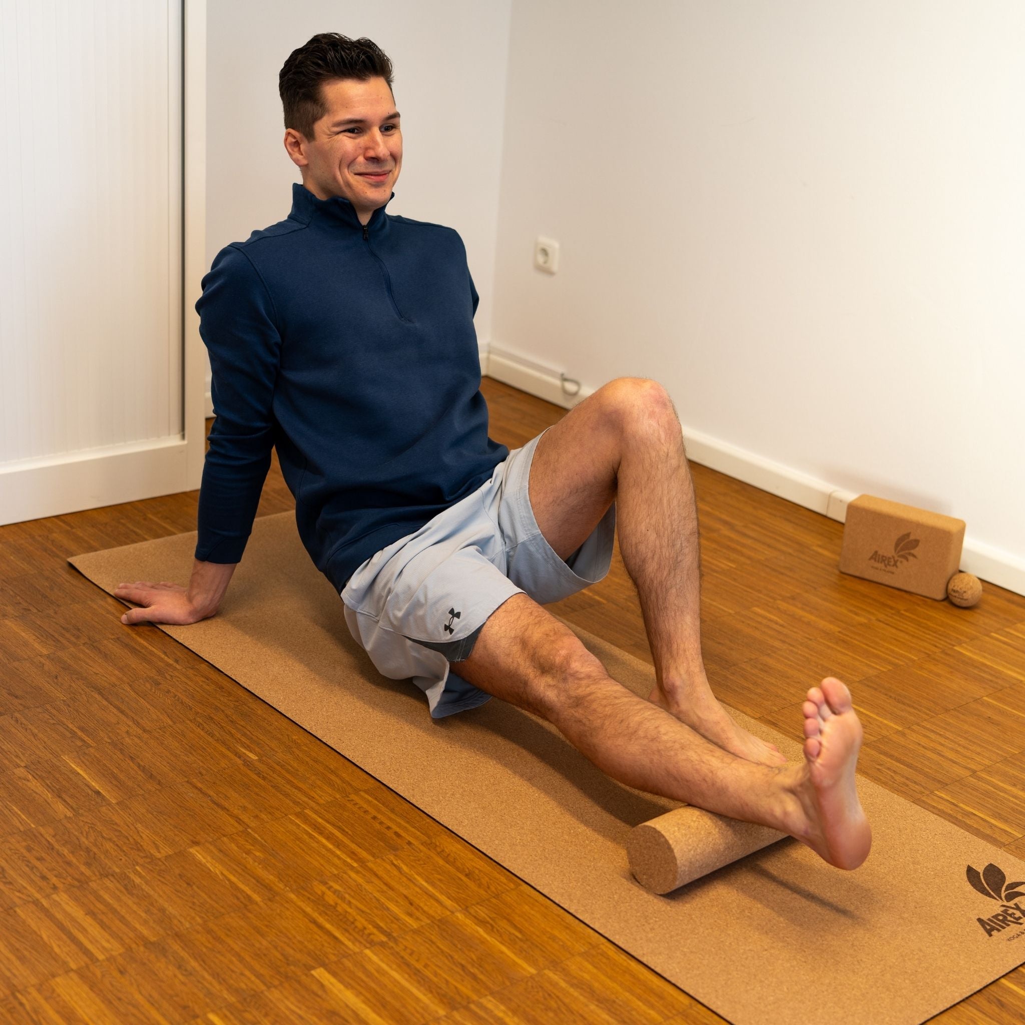 softX Cork-Roll Anwendung Wade – Verspannungen lösen – Therapiegold